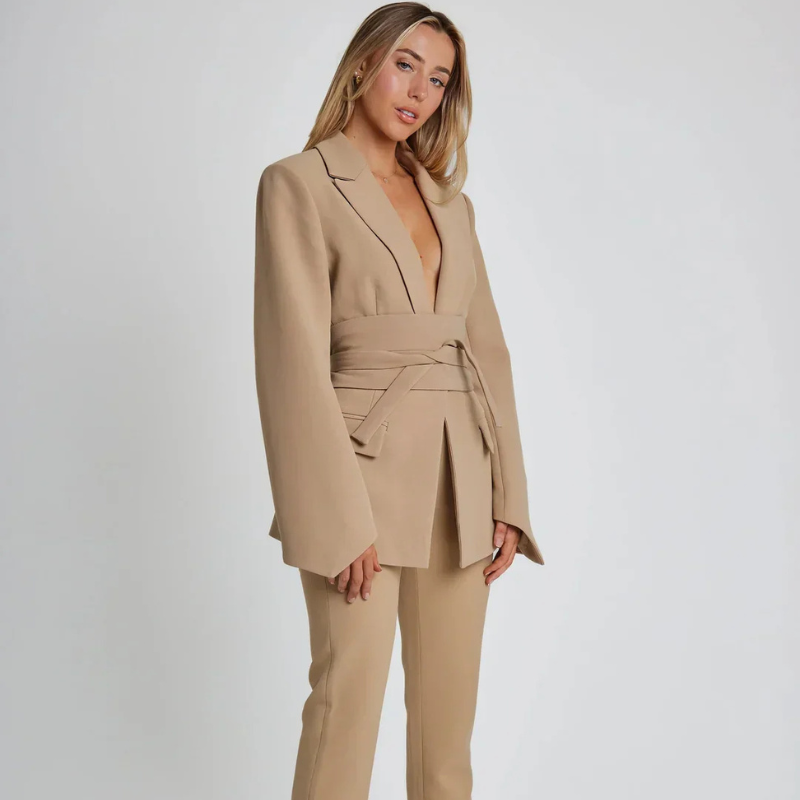 Monique | Belted Blazer