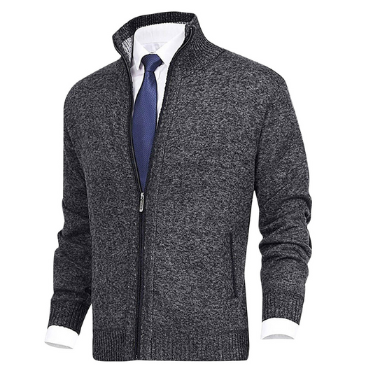 Hofman | Men’s Cardigan with Collar