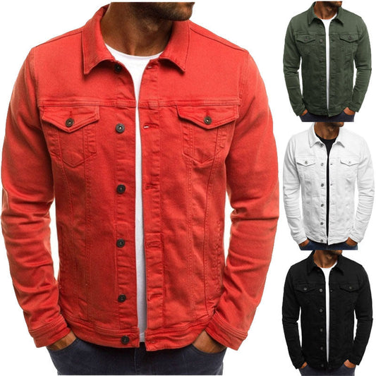 James | Men's Casual Retro Denim Jacket