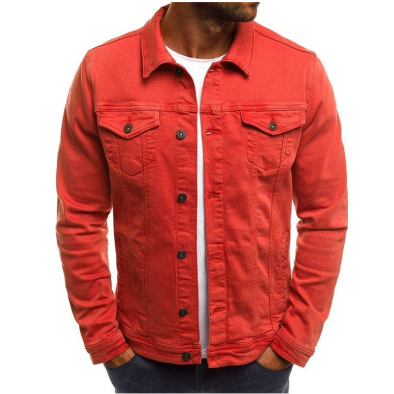 James | Men's Casual Retro Denim Jacket