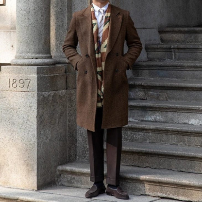 Logan | Men's Striped Long Coat