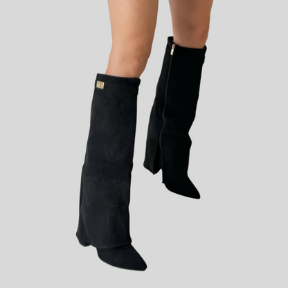 Olushia | Soft Fur Buckle Boots