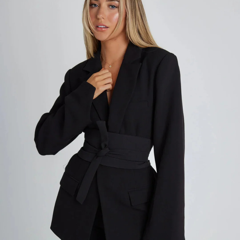 Monique | Belted Blazer