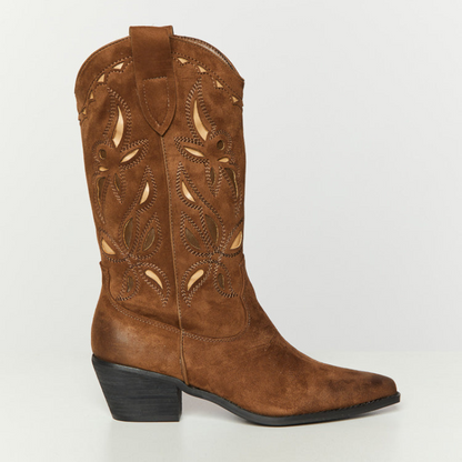 Selina | Embroidered Cowboy Boots