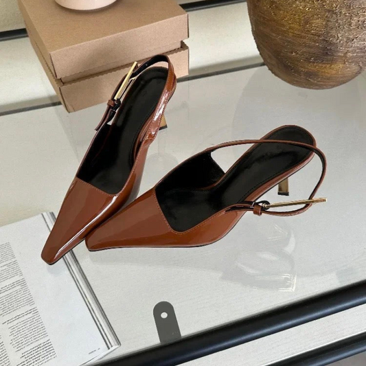 Zaryna | Padded Slingback Heels