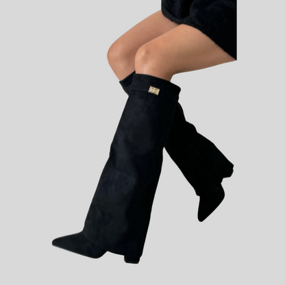 Olushia | Soft Fur Buckle Boots