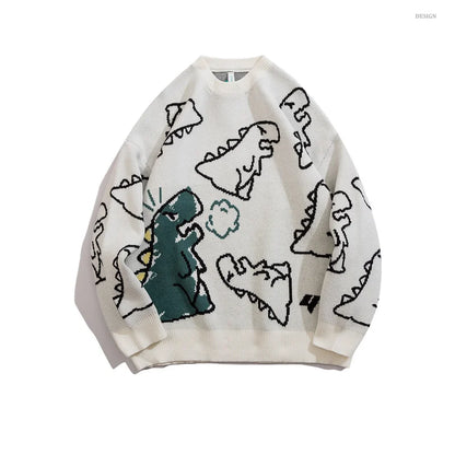 Isidro | Harajuku Dinosaur Knit Pullover