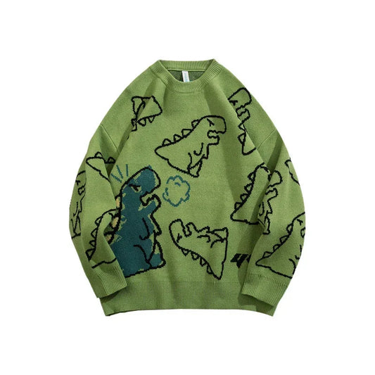 Isidro | Harajuku Dinosaur Knit Pullover