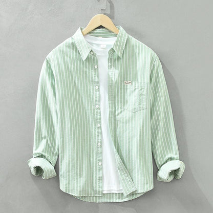 Maredia | Striped Oxford Shirt for Men