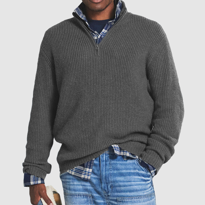 Laver | Men’s Zippered Casual Sweater