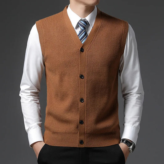 Michael | Men's Winter Knit Sweater Vest