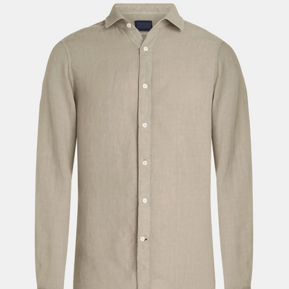 Edward |  Men's Beige Shirt - Classic & Comfortable