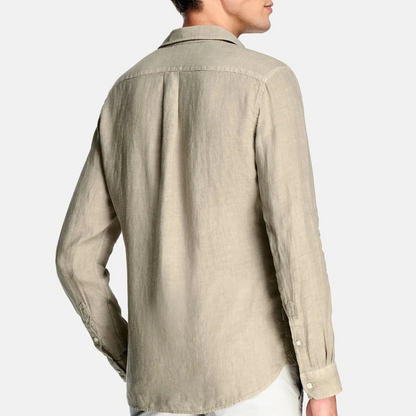 Edward |  Men's Beige Shirt - Classic & Comfortable