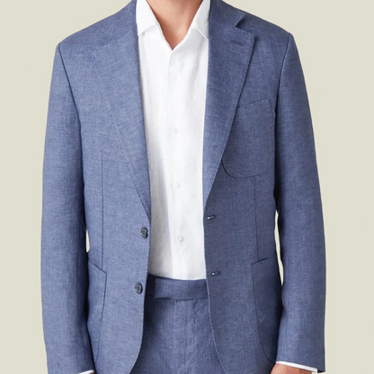 Lucas | Men's Light Blue Blazer - Stylish & Refined