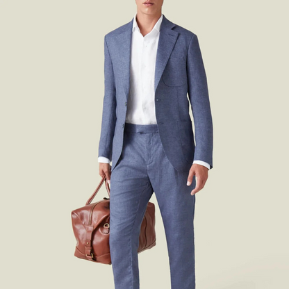 Lucas | Men's Light Blue Blazer - Stylish & Refined